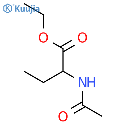 Butanoic acid, 2-(acetylamino)-, ethyl ester, (R)- structure