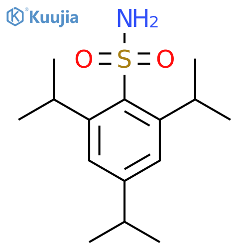 2,4,6-tris(propan-2-yl)benzene-1-sulfonamide structure