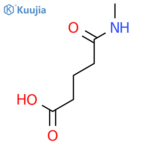 Pentanoic acid, 5-(methylamino)-5-oxo- structure