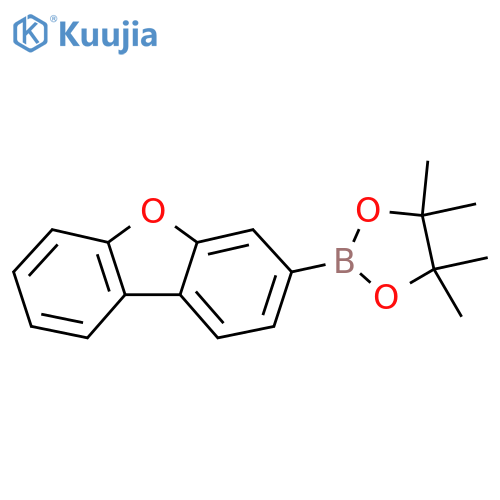 3-(4,4,5,5-Tetramethyl-[1,3,2]dioxaborolan-2-yl)-dibenzofuran structure