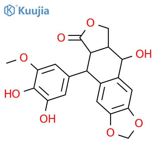 2,7'-Cyclo-3',4,4',5,5',7-hexahydroxy-8,8'-lignan-9',9-olide; (7R,7'R,8R,8'R)-form, 4,5-Methylene, 3'-Me ether structure
