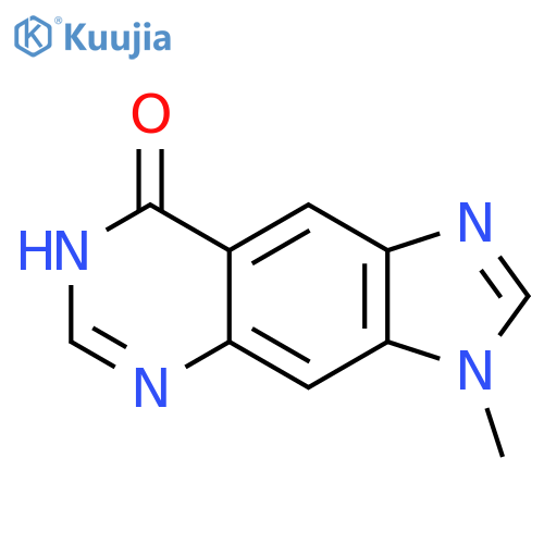 8H-Imidazo[4,5-g]quinazolin-8-one, 3,5-dihydro-3-methyl- structure