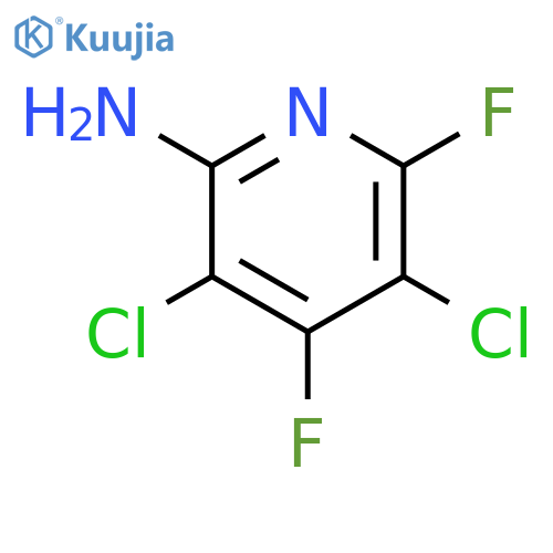 2-Pyridinamine,3,5-dichloro-4,6-difluoro- structure