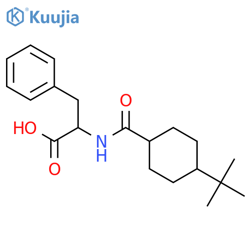 N-(trans-4-tert-Butyl-cyclohexyl)carbonyl-D-phenylalanine structure