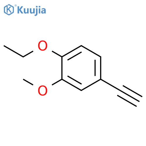 1-ethoxy-4-ethynyl-2-methoxybenzene structure