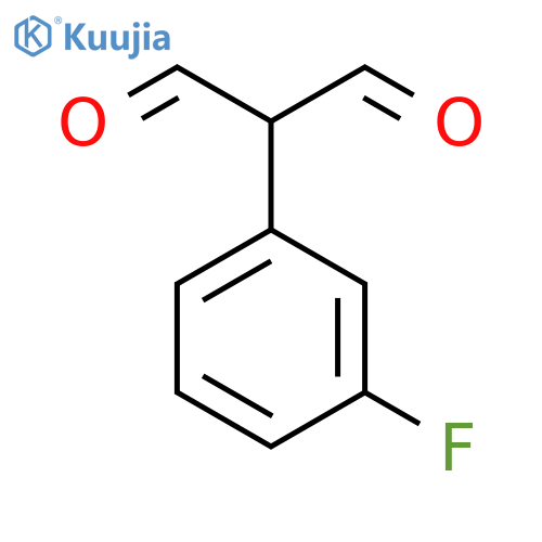 2-(3-fluorophenyl)propanedial structure