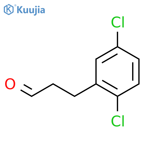 2,5-Dichlorobenzenepropanal structure