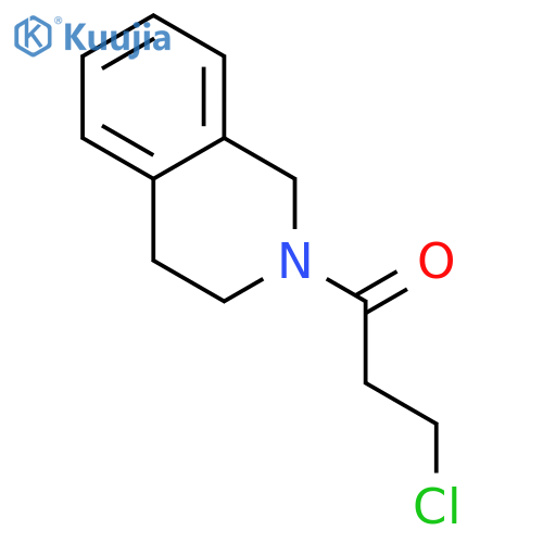 2-(3-Chloropropanoyl)-1,2,3,4-tetrahydroisoquinoline structure
