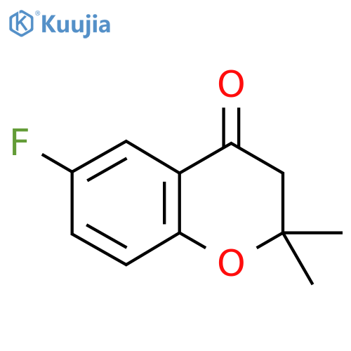 6-Fluoro-2,2-dimethyl-4-chromanone structure