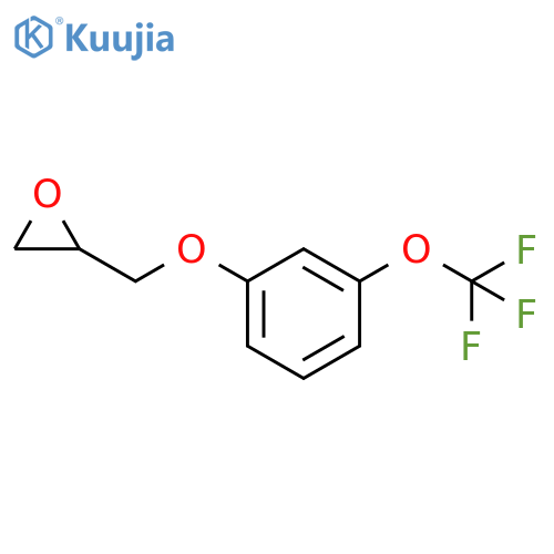 2-[[3-(Trifluoromethoxy)phenoxy]methyl]oxirane structure