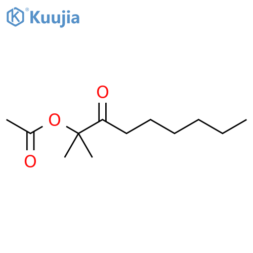 3-Nonanone, 2-(acetyloxy)-2-methyl- structure