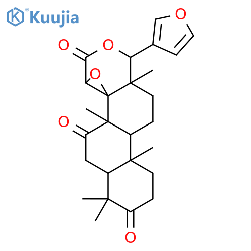 Oxireno[c]phenanthro[1,2-d]pyran-3,5,8(3aH,4bH,6H)-one,1-(3-furanyl)decahydro-4b,7,7,10a,12a-pentamethyl-,(1S,3aS,4aR,4bR,6aR,10aS,10bR,12aS)- structure