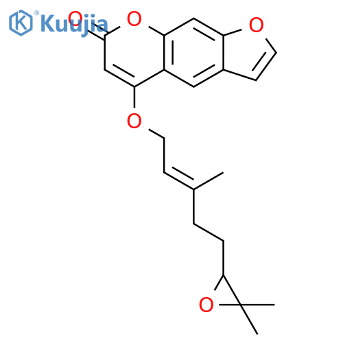 7H-Furo[3,2-g][1]benzopyran-7-one,5-[[5-(3,3-dimethyloxiranyl)-3-methyl-2-pentenyl]oxy]- structure