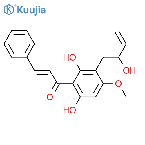 2',4',6'-Trihydroxy-3'-prenylchalcone; Δ3''-Isomer, 2''ξ-hydroxy, 4'-Me ether structure