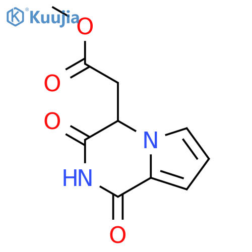 Methyl 2-(1,3-Dioxo-4h-pyrrolo1,2-apyrazin-4-yl)acetate structure