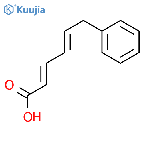 2,4-Hexadienoic acid,6-phenyl-, (E,E)- (9CI) structure