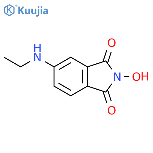 1H-Isoindole-1,3(2H)-dione, 5-(ethylamino)-2-hydroxy- structure