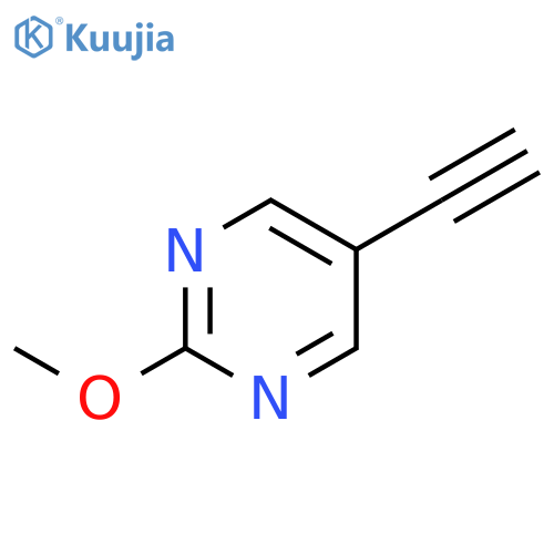 5-ethynyl-2-methoxypyrimidine structure