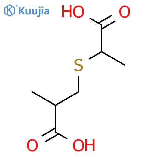 2,5-Dimethyl-3-thiaadipic Acid structure