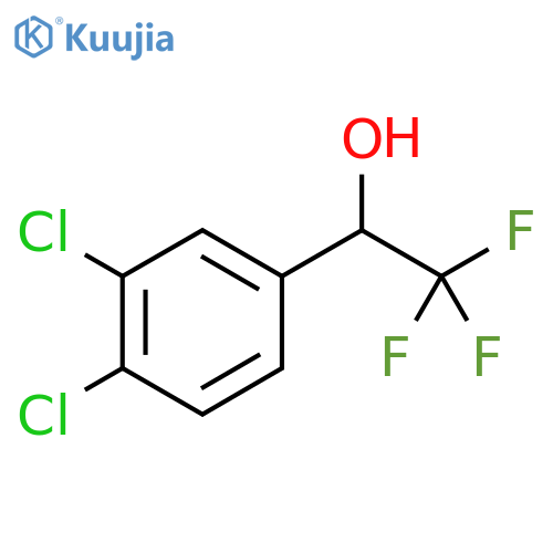 1-(3,4-dichlorophenyl)-2,2,2-trifluoroethanol structure