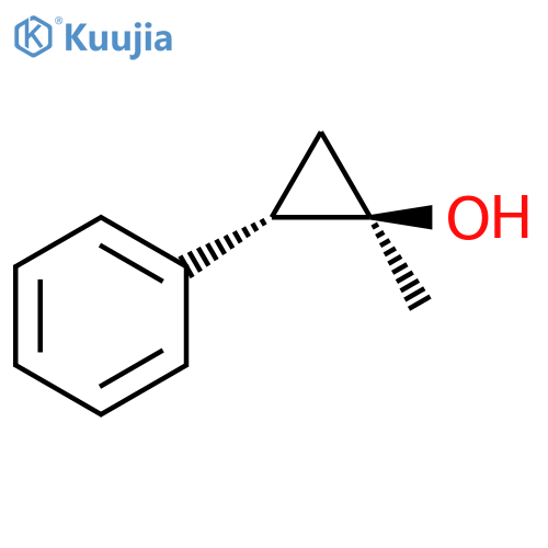 Cyclopropanol, 1-methyl-2-phenyl-, (1R,2S)- structure