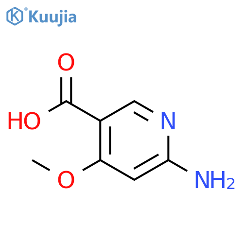 6-amino-4-methoxypyridine-3-carboxylic Acid structure