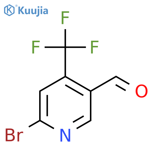 6-bromo-4-(trifluoromethyl)pyridine-3-carbaldehyde structure