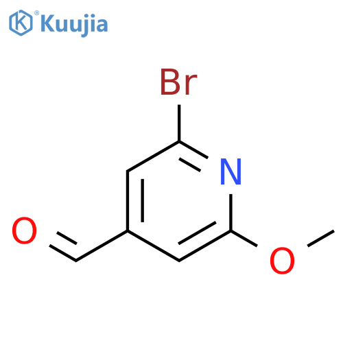 2-Bromo-6-methoxyisonicotinaldehyde structure