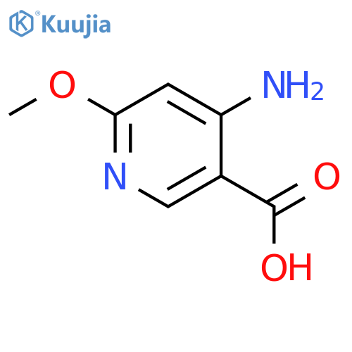 4-amino-6-methoxypyridine-3-carboxylic acid structure