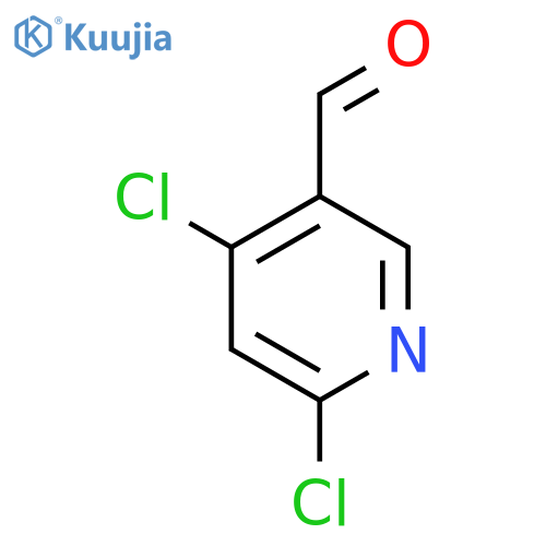 4,6-dichloropyridine-3-carbaldehyde structure
