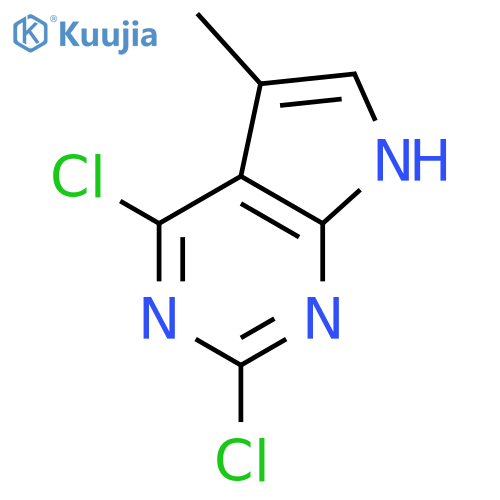 2,4-Dichloro-5-methyl-7H-pyrrolo[2,3-d]pyrimidine structure