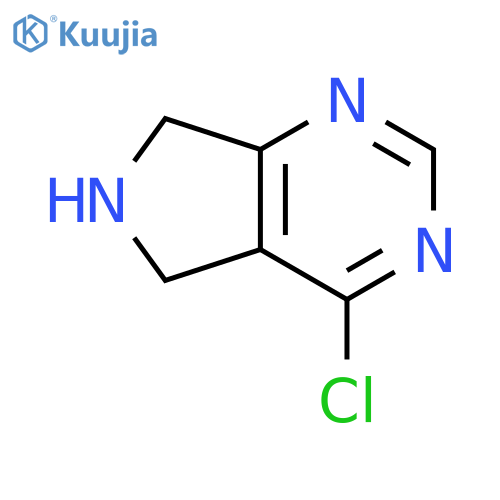 4-chloro-5H,6H,7H-pyrrolo[3,4-d]pyrimidine structure