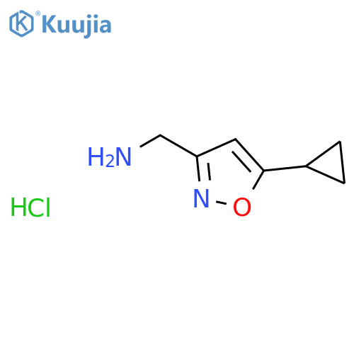 (5-Cyclopropylisoxazol-3-yl)methylamine Hydrochloride structure