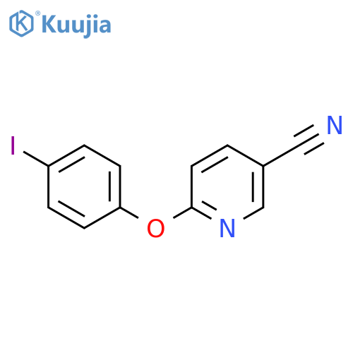 6-(4-Iodophenoxy)nicotinonitrile structure