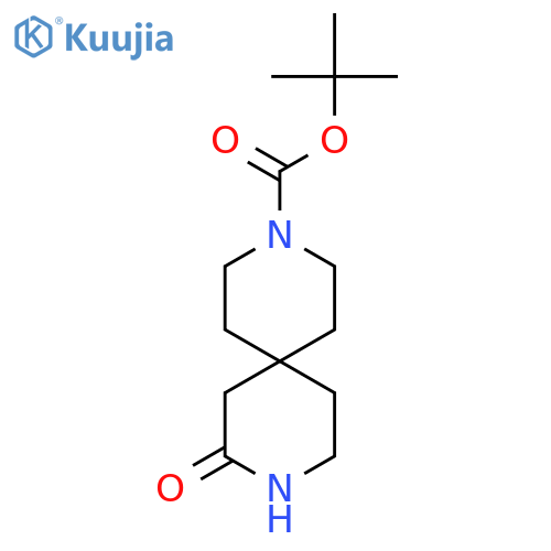 tert-Butyl 8-oxo-3,9-diazaspiro[5.5]undecane-3-carboxylate structure