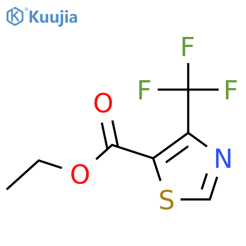Ethyl 4-(trifluoromethyl)-1,3-thiazole-5-carboxylate structure