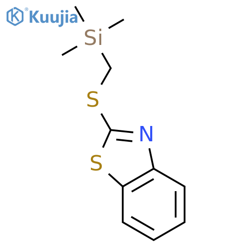 Benzothiazole, 2-[[(trimethylsilyl)methyl]thio]- structure