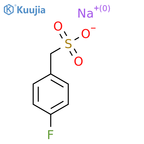 Sodium (4-fluorophenyl)methanesulfonate structure