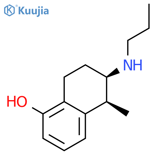 1-Naphthalenol, 5,6,7,8-tetrahydro-5-methyl-6-(propylamino)-, (5S-cis)- structure