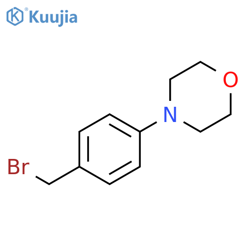 4-4-(bromomethyl)phenylmorpholine structure