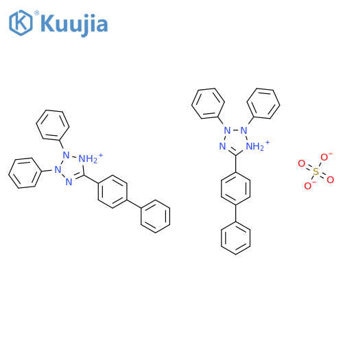 2H-Tetrazolium, 5-[1,1'-biphenyl]-4-yl-2,3-diphenyl-, sulfate (2:1) structure