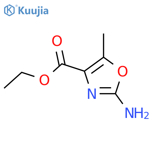 ethyl 2-amino-5-methyl-1,3-oxazole-4-carboxylate structure