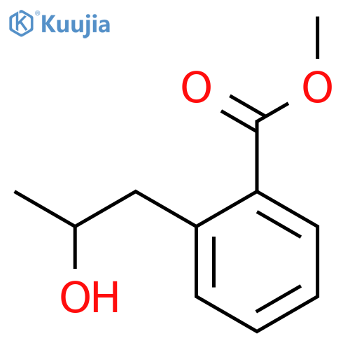 methyl 2-(2-hydroxypropyl)benzoate structure