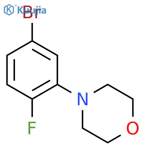 4-(5-broMo-2-fluorophenyl)Morpholine structure