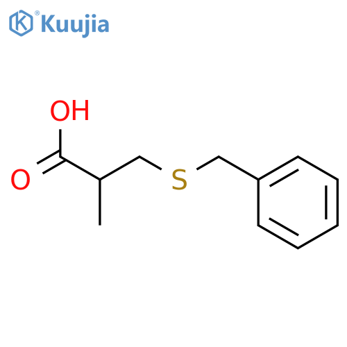 3-(Benzylsulfanyl)-2-methylpropanoic Acid structure