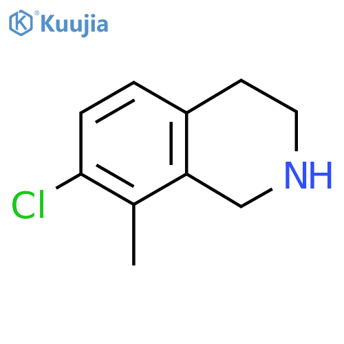 7-Chloro-8-methyl-1,2,3,4-tetrahydroisoquinoline structure