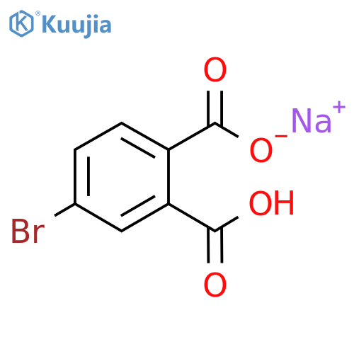 4-BROMOPHTHALIC ACID MONOSODIUM SALT structure