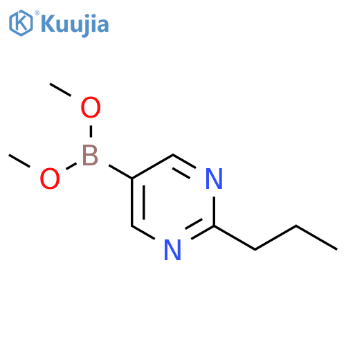 Boronic acid,(2-propyl-5-pyrimidinyl)-, dimethyl ester (9CI) structure