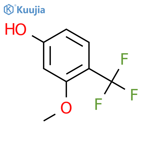 3-methoxy-4-(trifluoromethyl)phenol structure