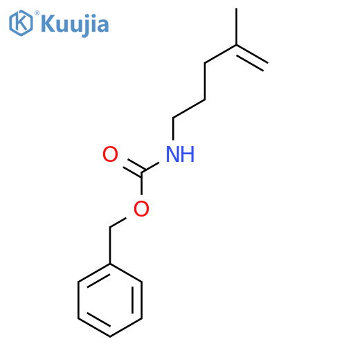 benzyl N-(4-methylpent-4-en-1-yl)carbamate structure